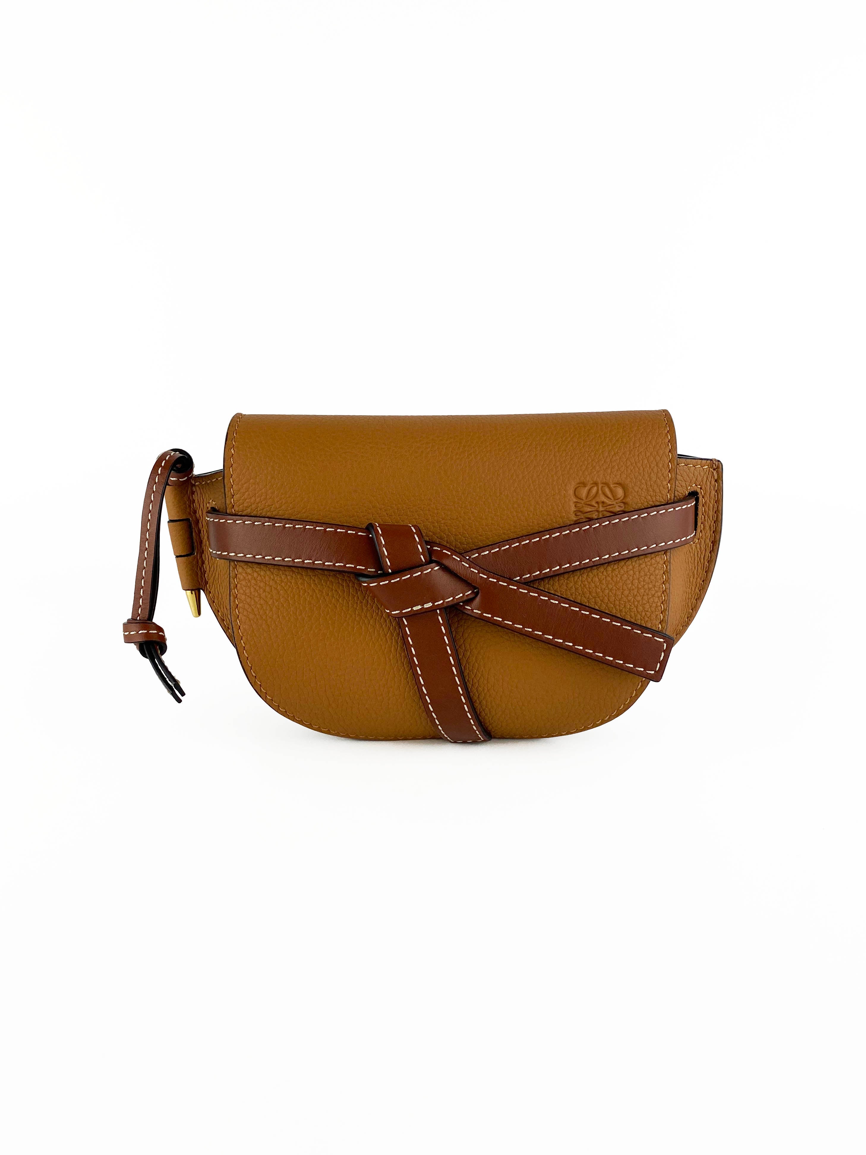 Loewe Tan Mini Gate Bag