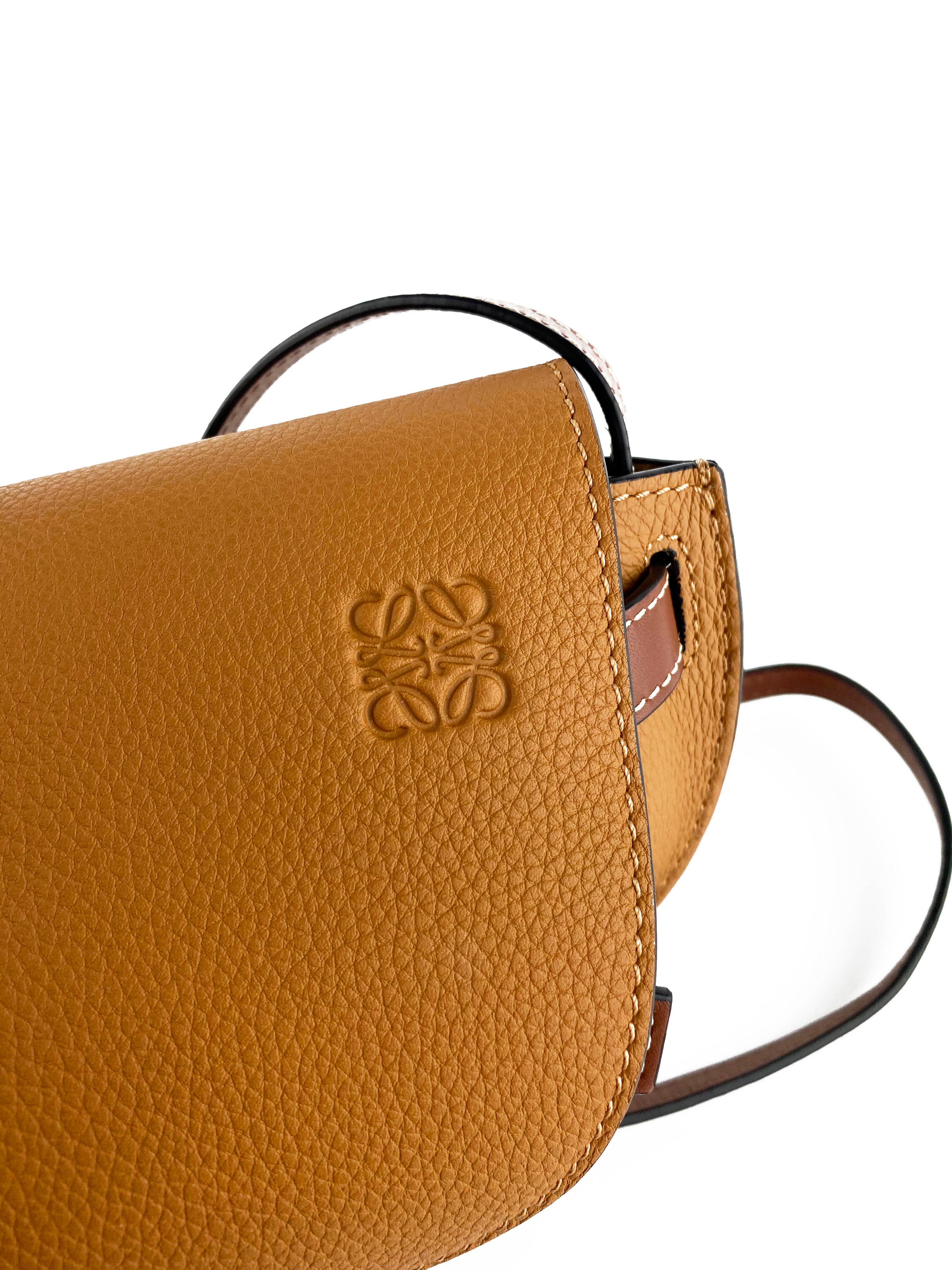 Loewe Tan Mini Gate Bag