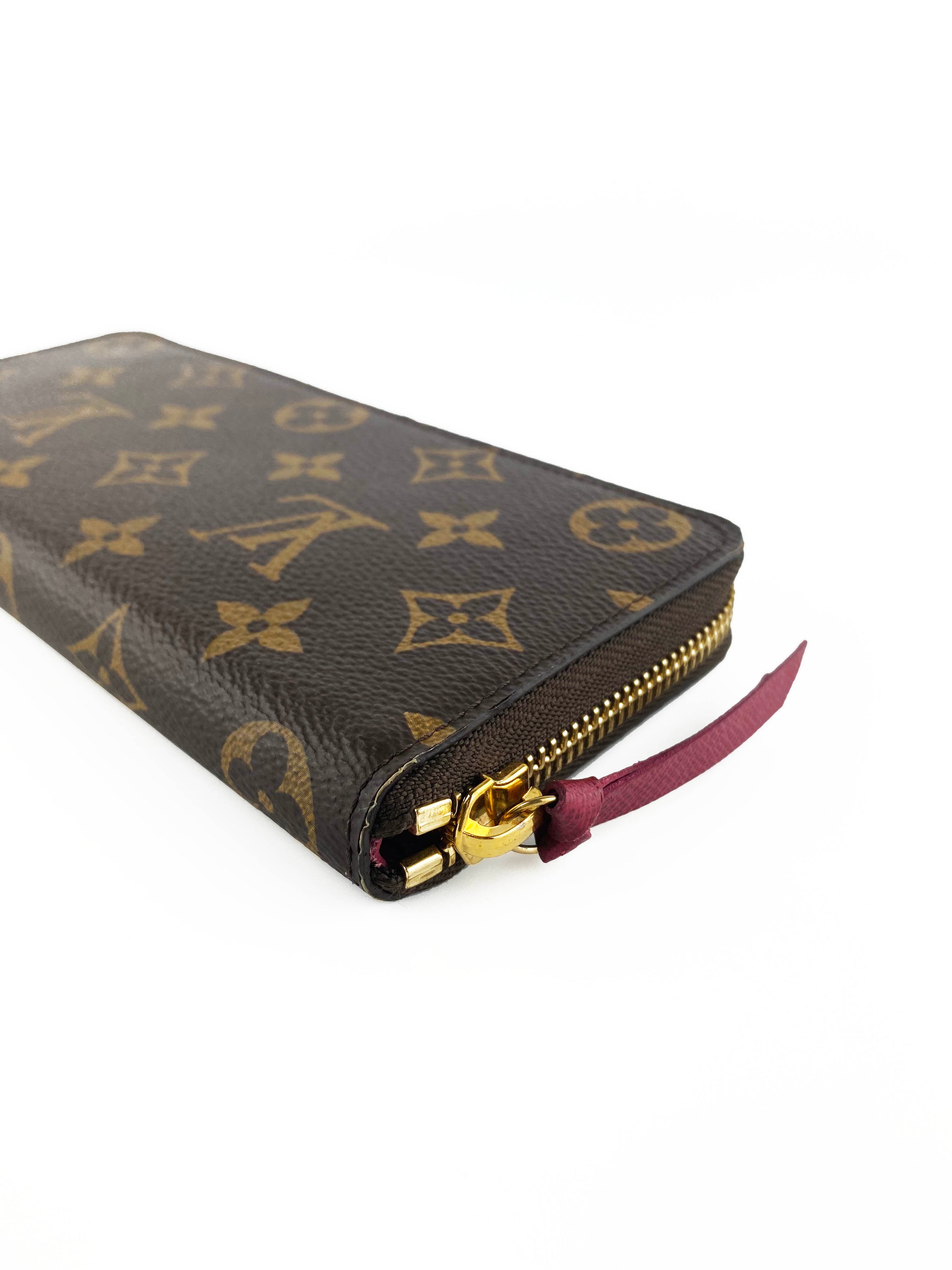 Louis Vuitton Fuchsia Clemence Wallet