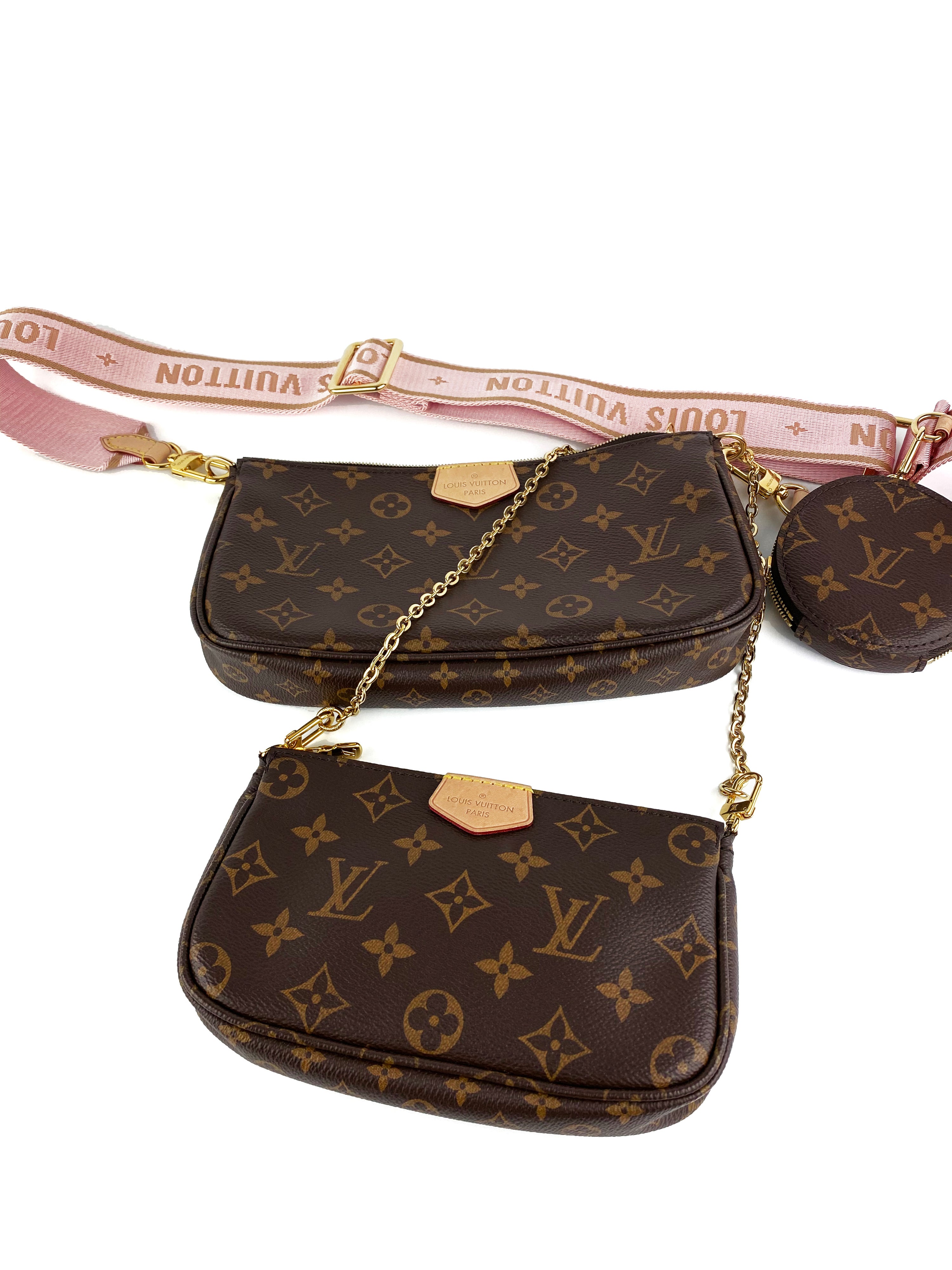 Louis Vuitton Rose Clair Multi-Pochette Bag