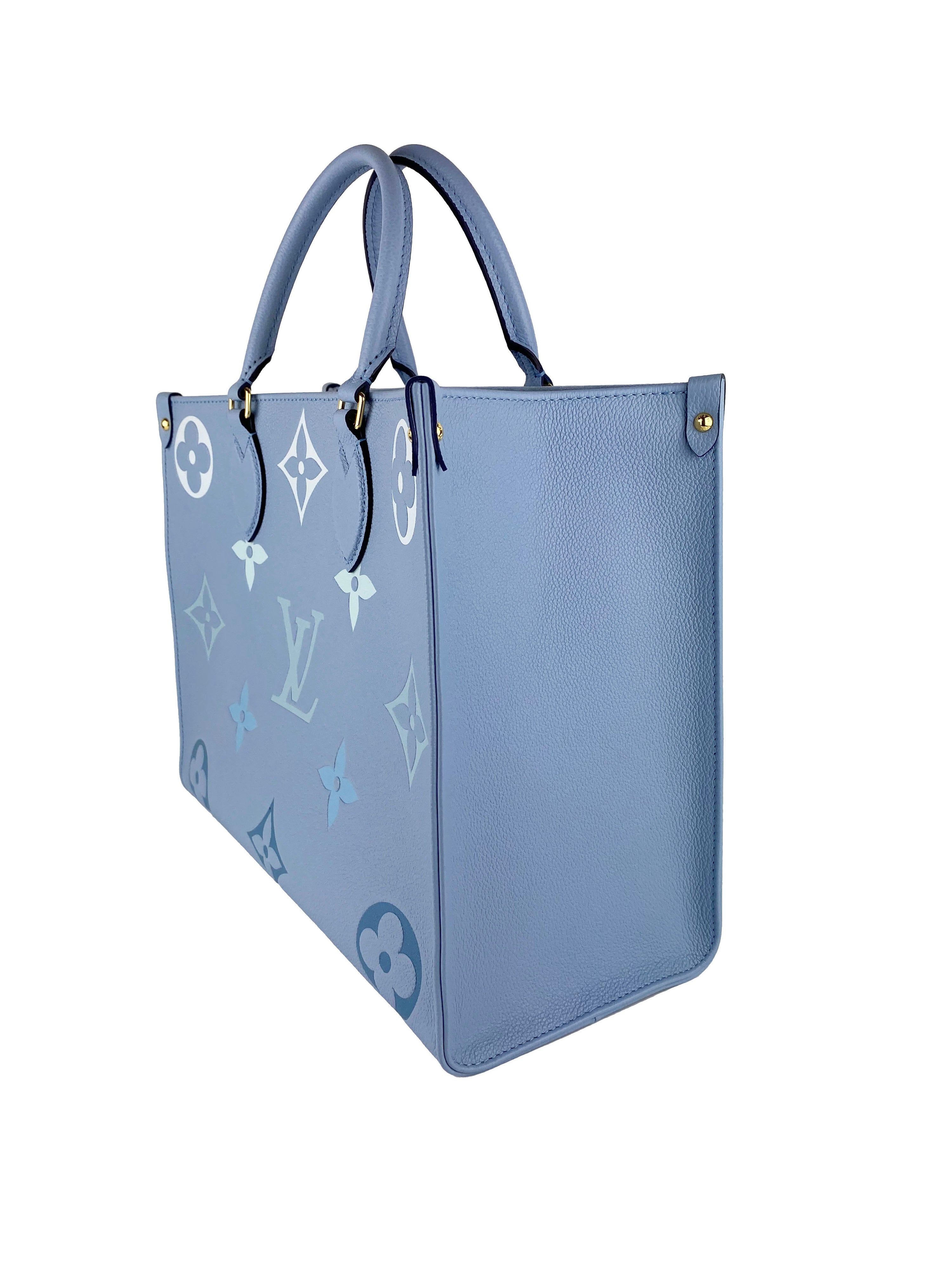 Louis Vuitton OnTheGo MM Summer Blue Bag