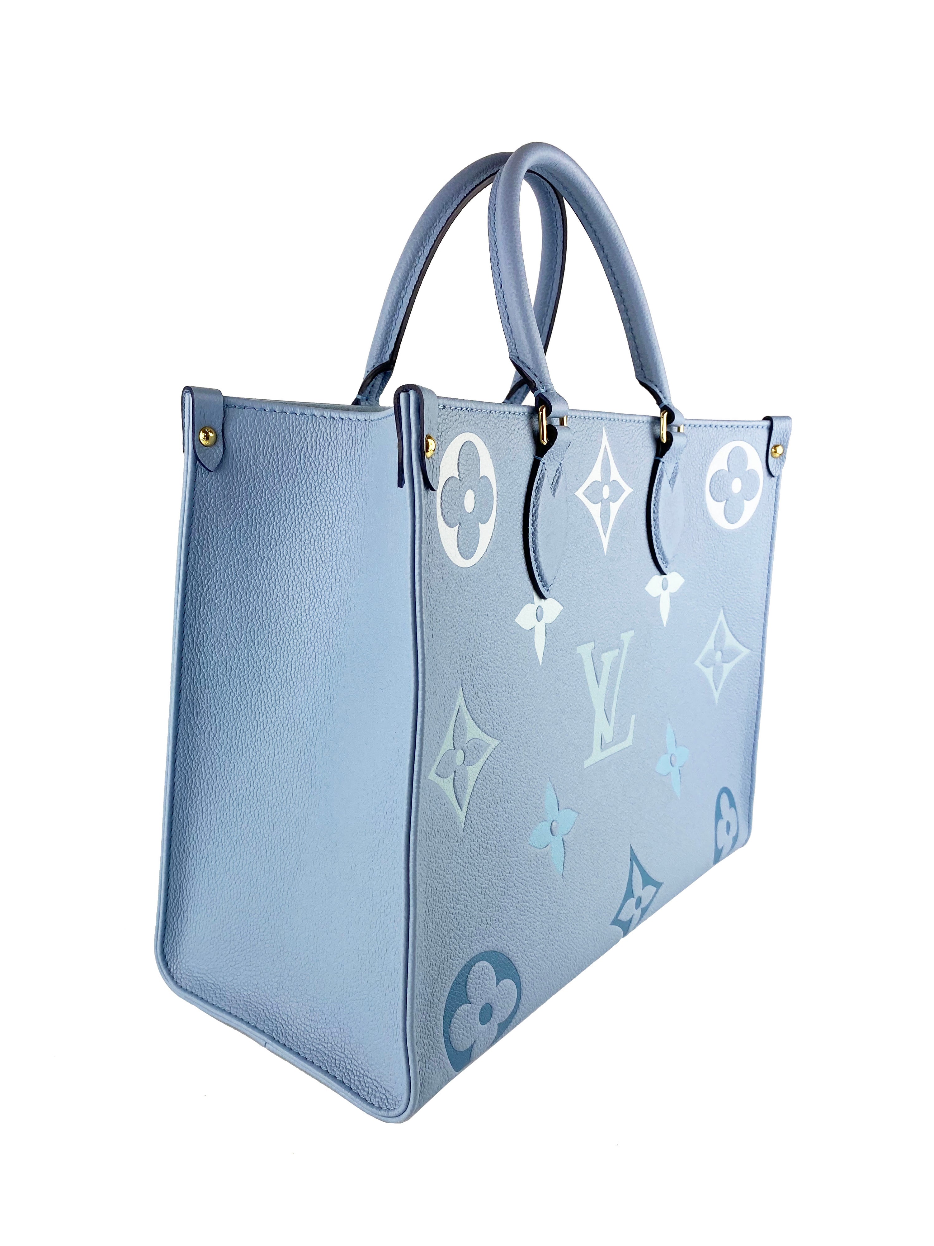 Louis Vuitton OnTheGo MM Summer Blue Bag