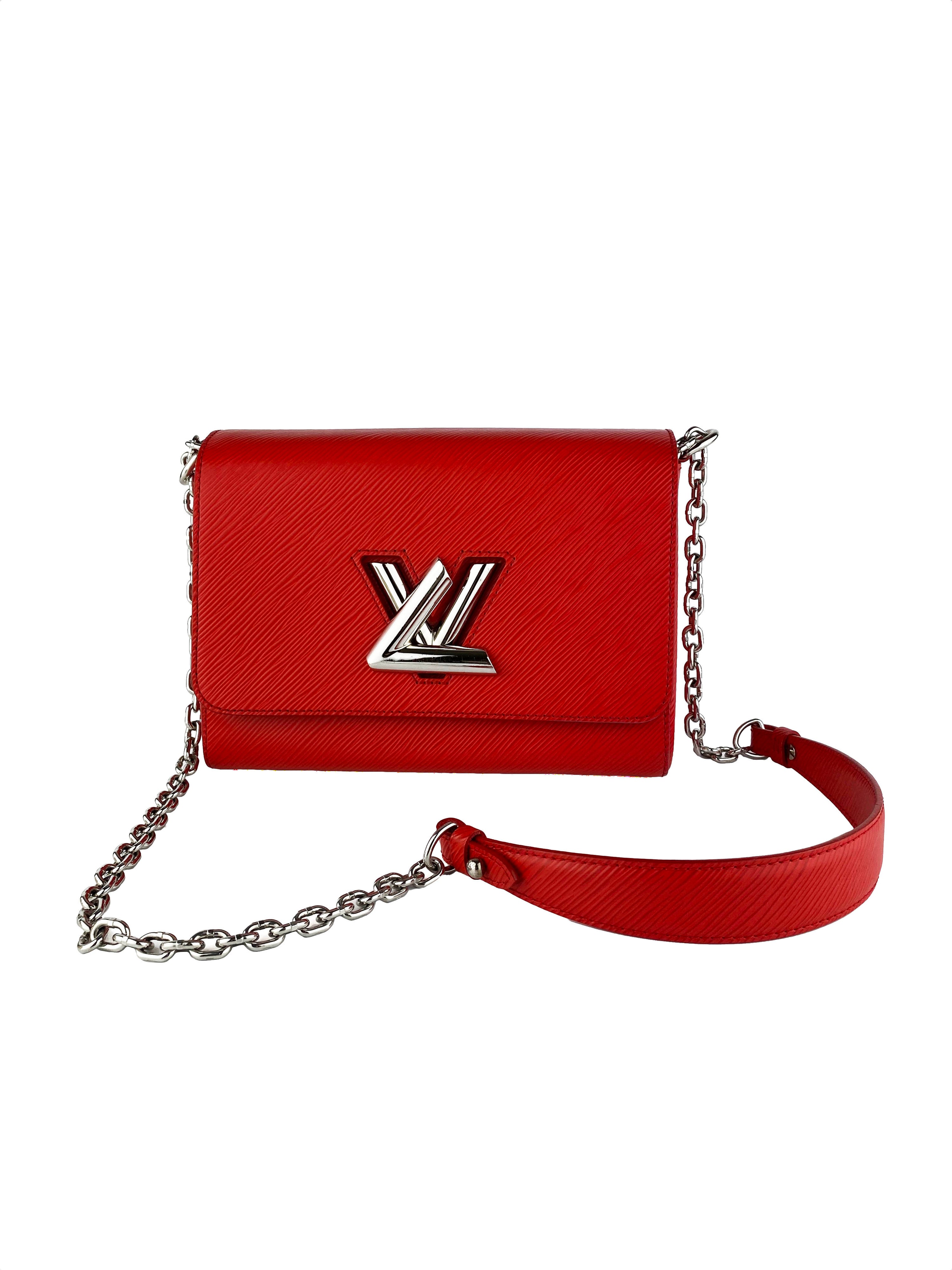 Louis Vuitton Epi Red Twist MM Bag