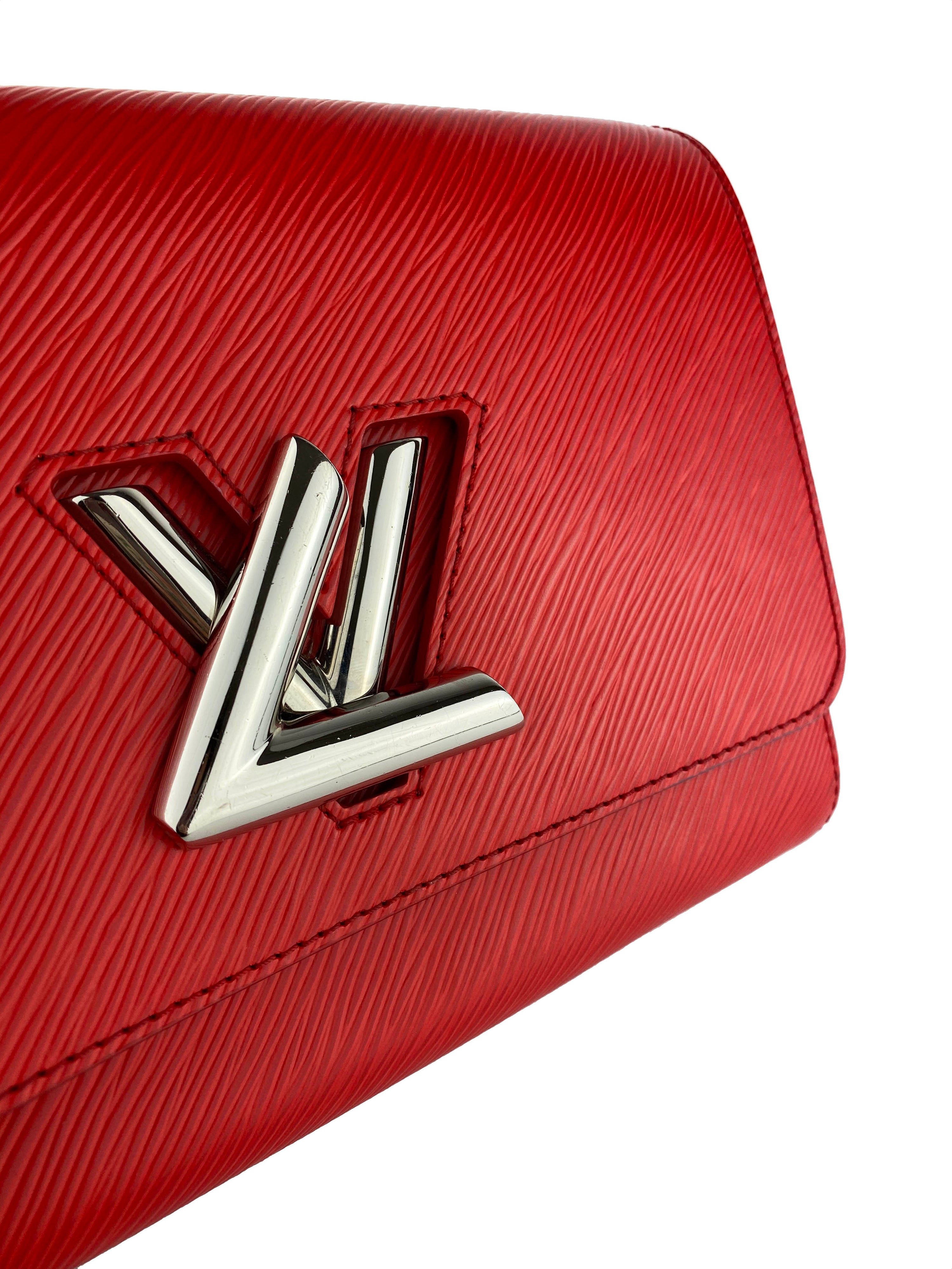 Louis Vuitton Epi Red Twist MM Bag