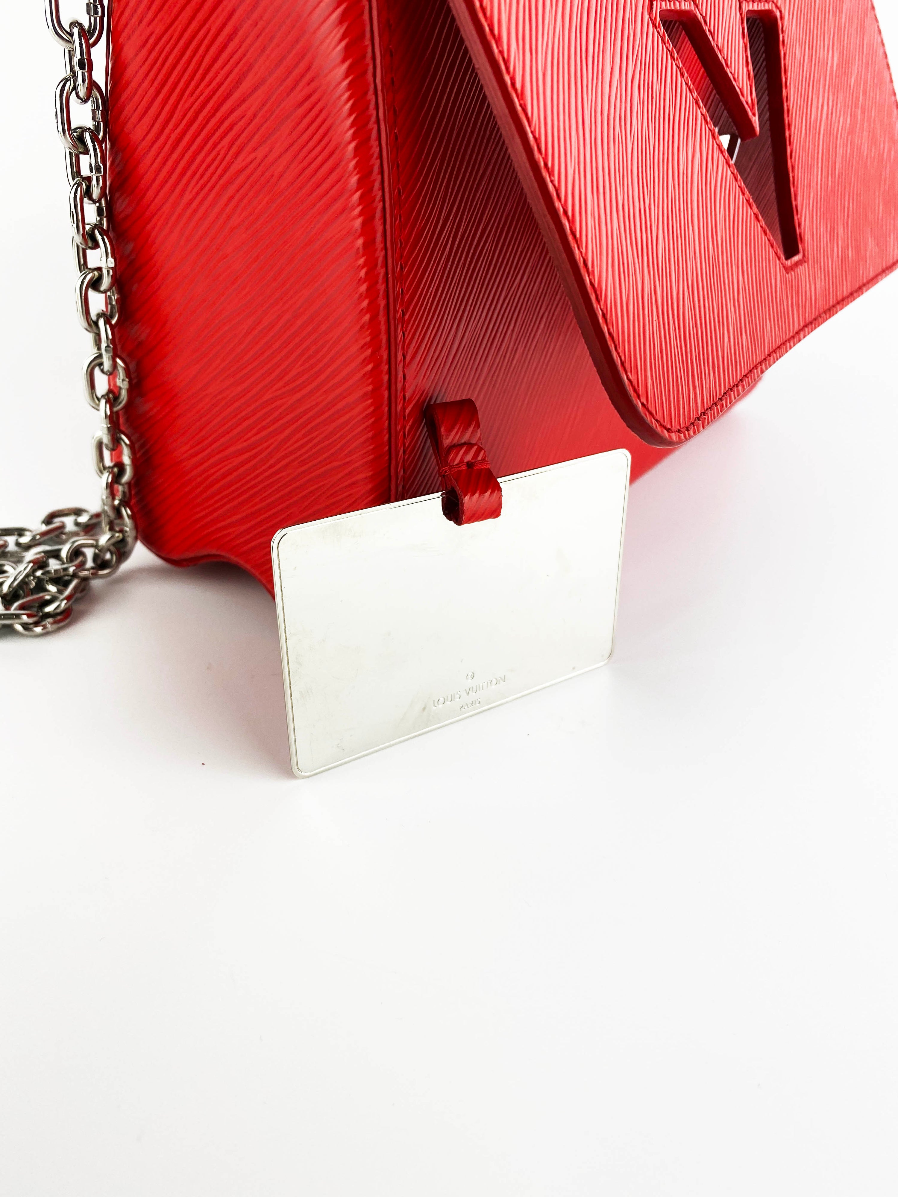 Louis Vuitton Epi Red Twist MM Bag