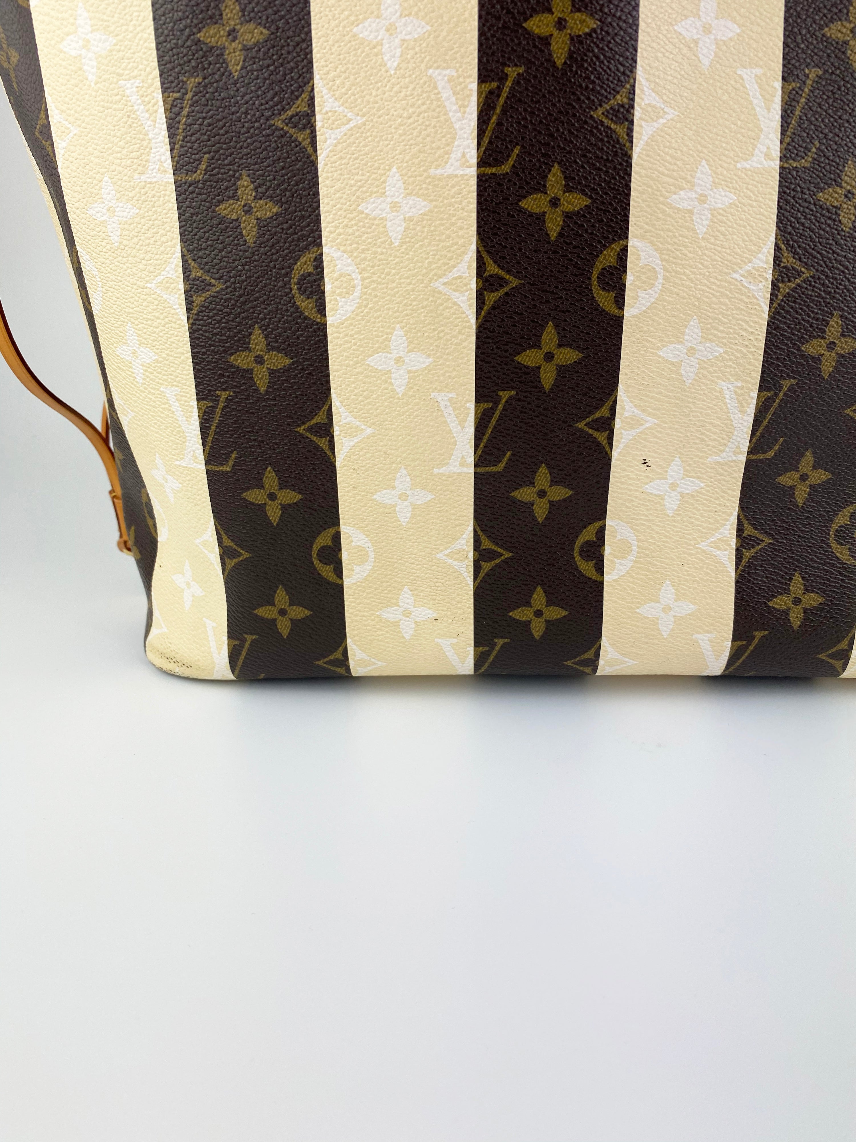 Louis Vuitton Limited Edition Monogram Rayures Neverfull GM