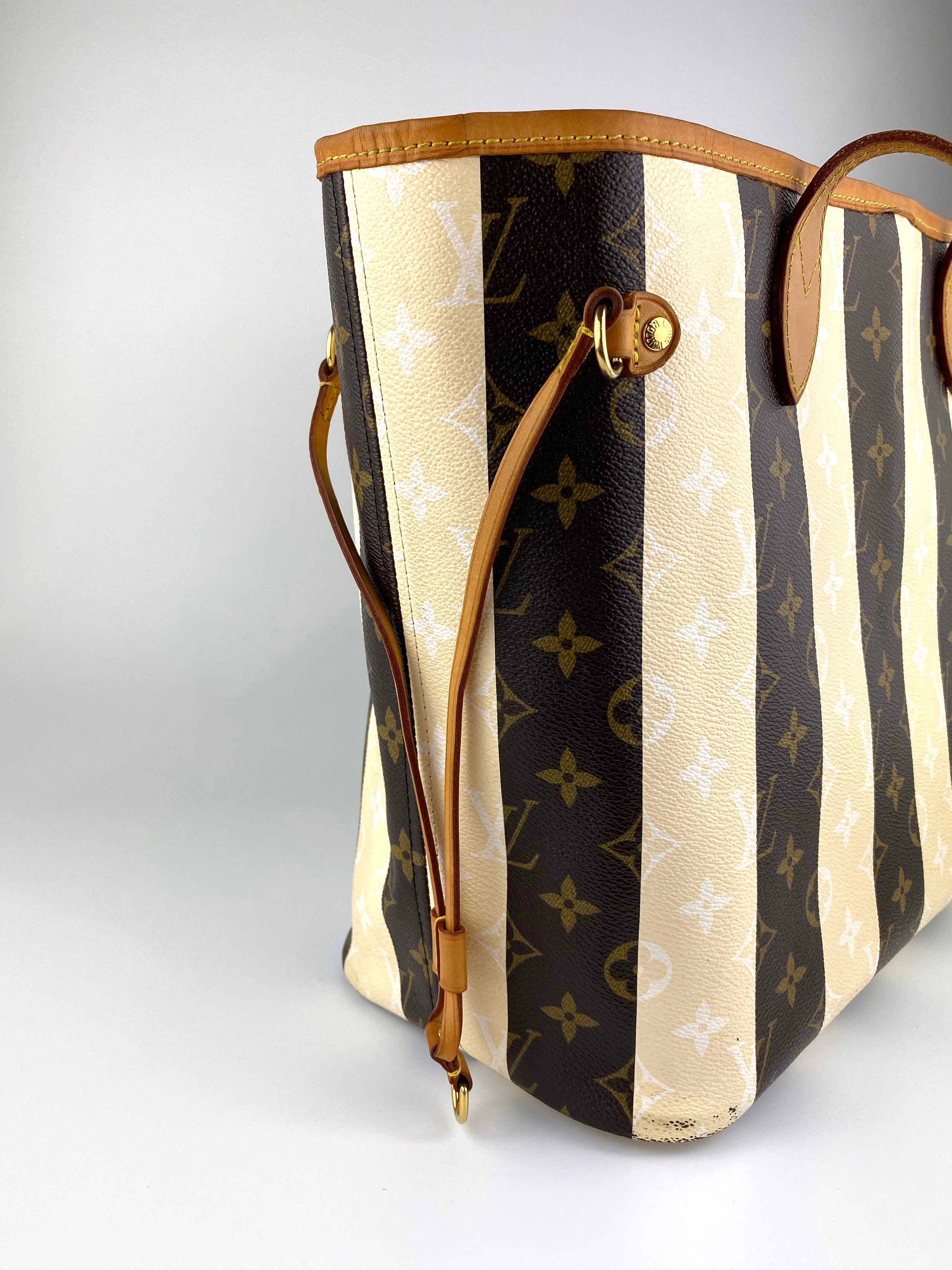 Louis Vuitton Limited Edition Monogram Rayures Neverfull GM