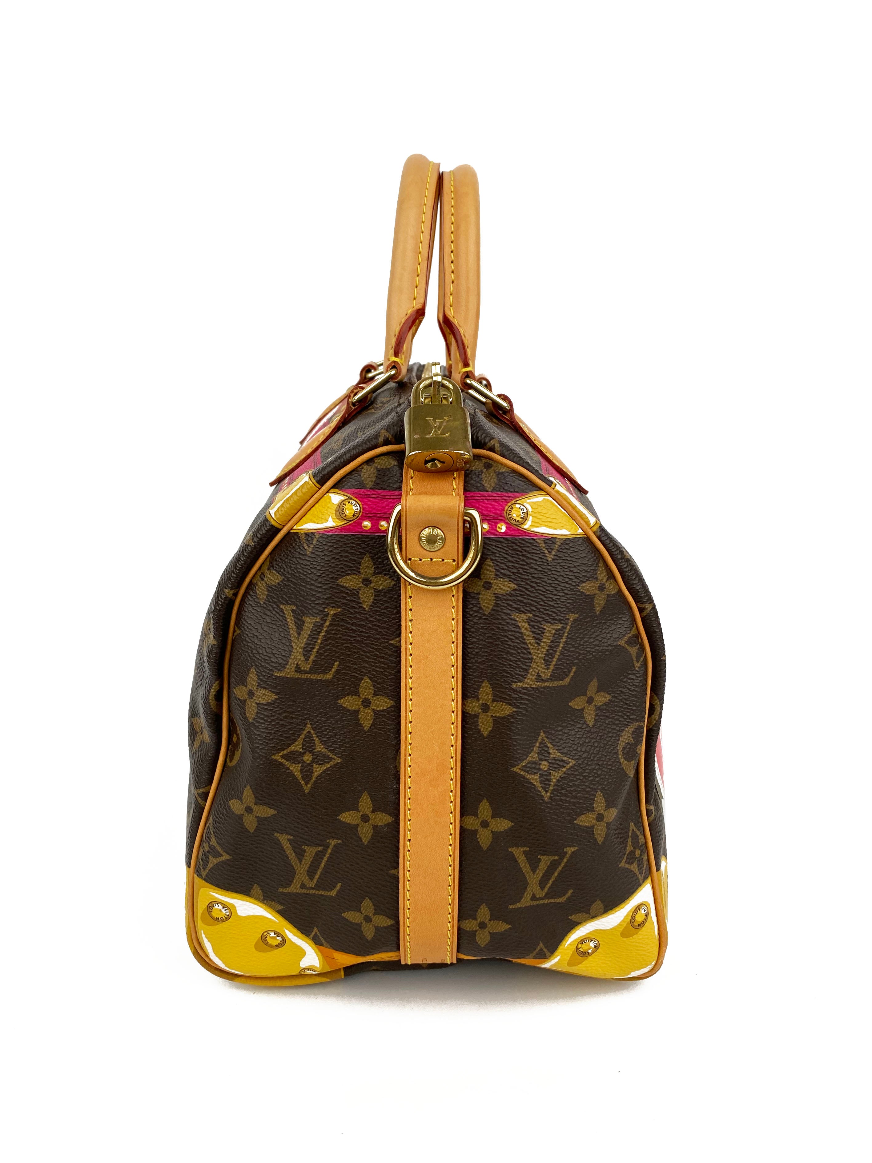 Louis Vuitton Summer Trunks Speedy 30 Bandouliere Bag