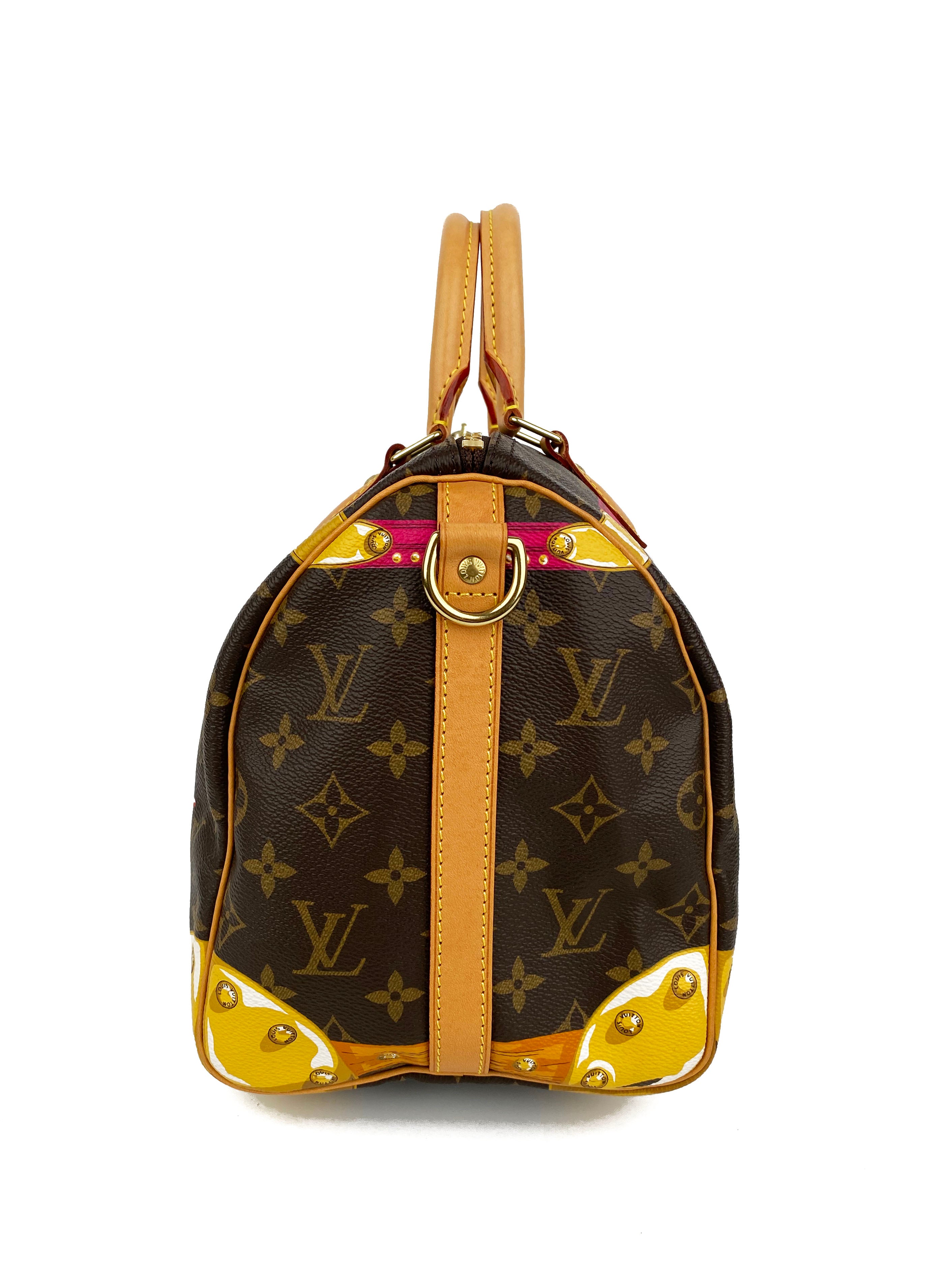 Louis Vuitton Summer Trunks Speedy 30 Bandouliere Bag