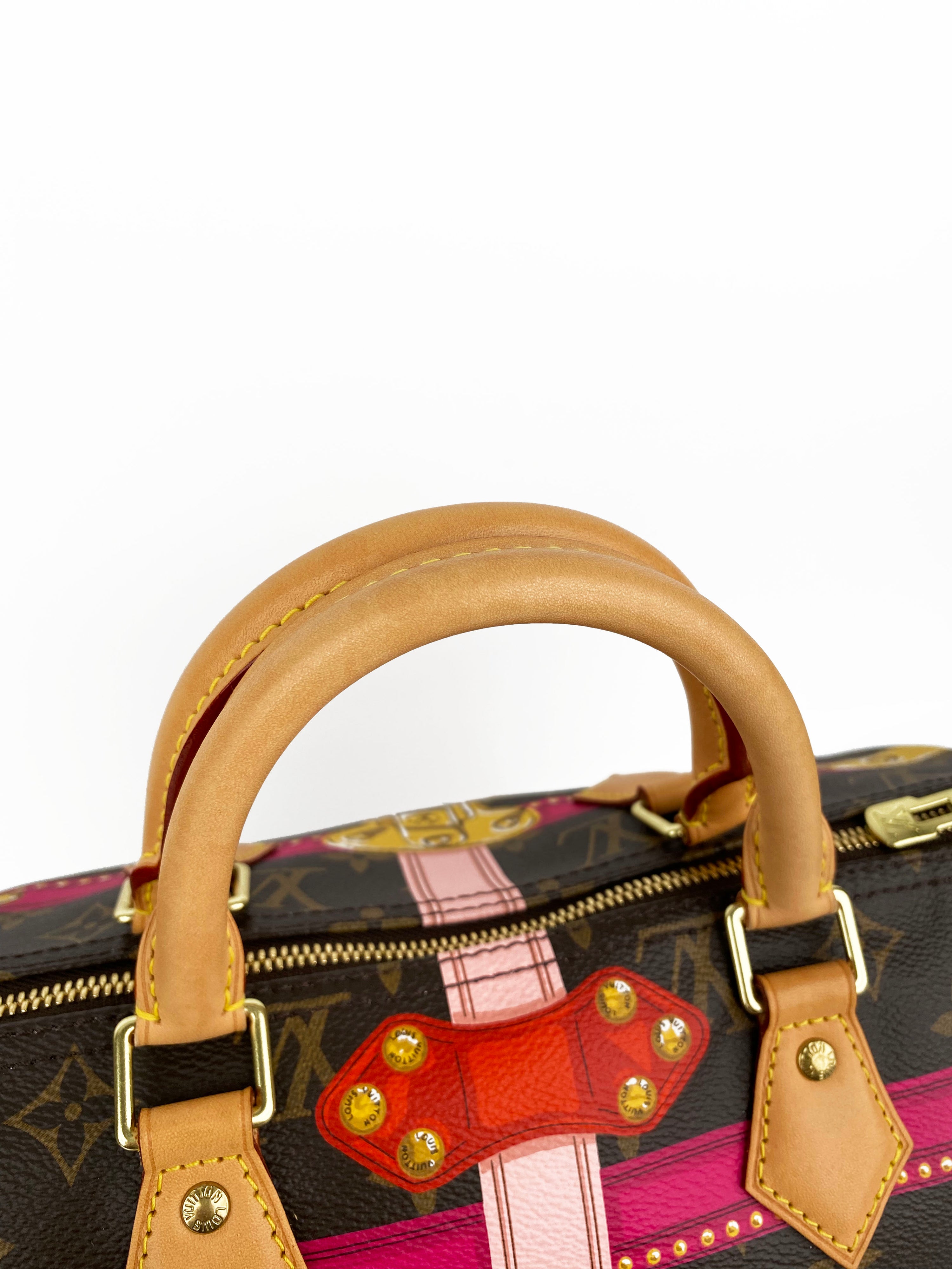 Louis Vuitton Summer Trunks Speedy 30 Bandouliere Bag