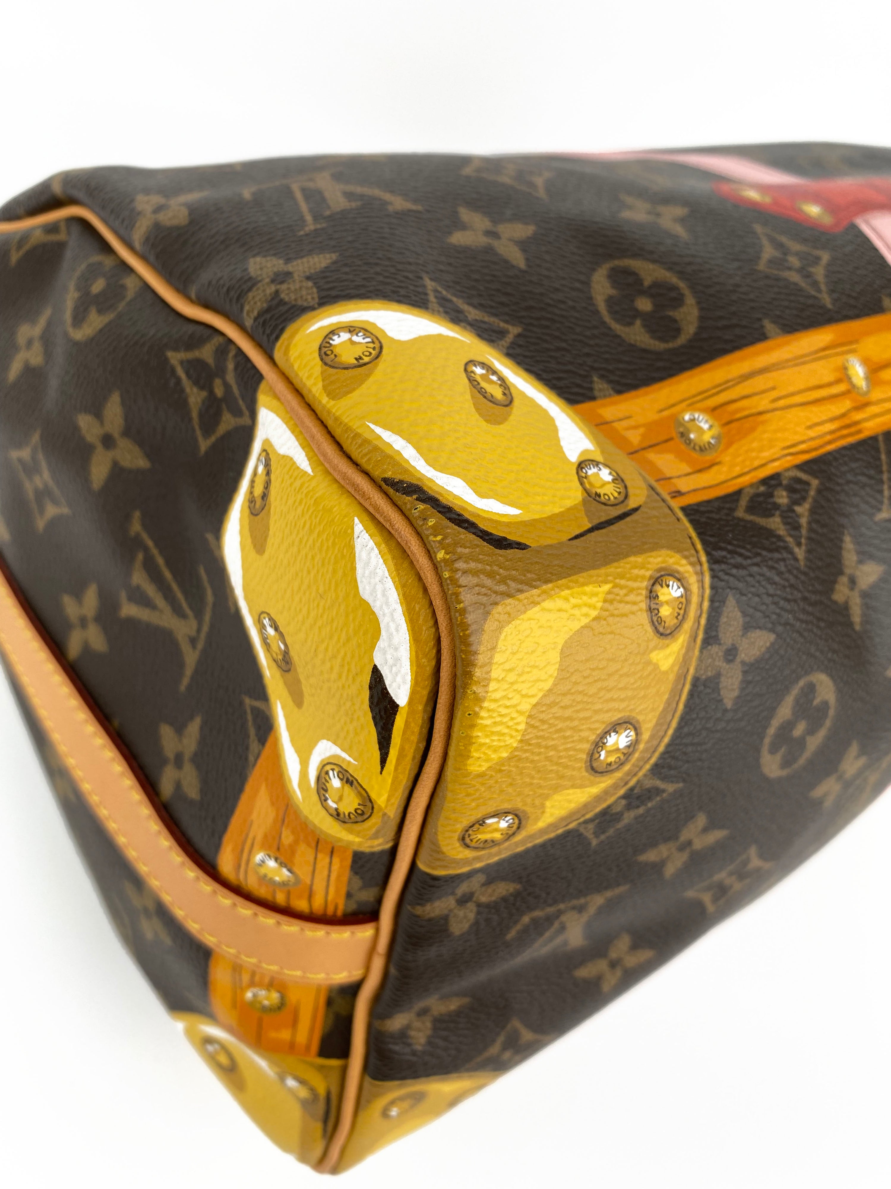 Louis Vuitton Summer Trunks Speedy 30 Bandouliere Bag