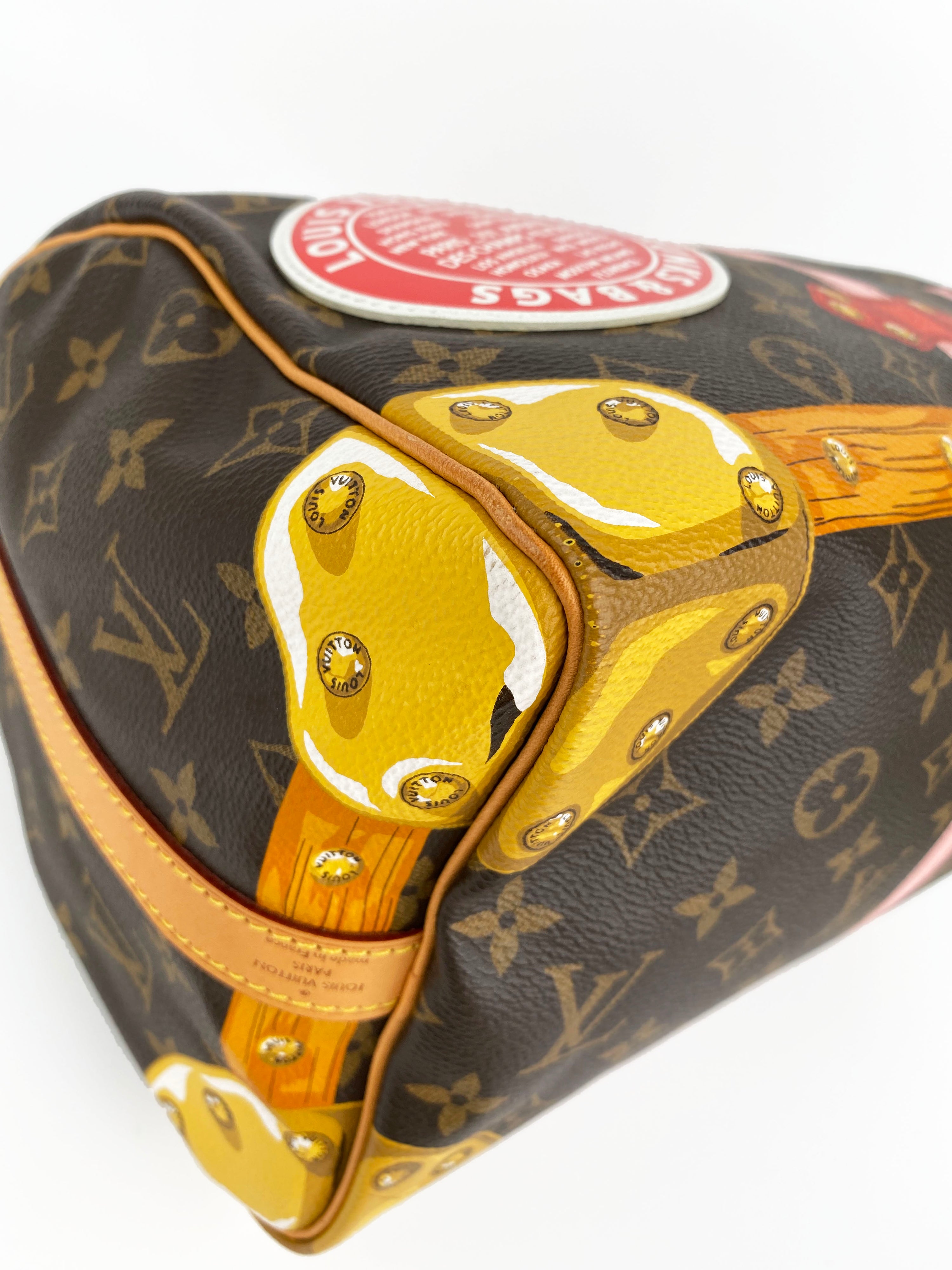 Louis Vuitton Summer Trunks Speedy 30 Bandouliere Bag