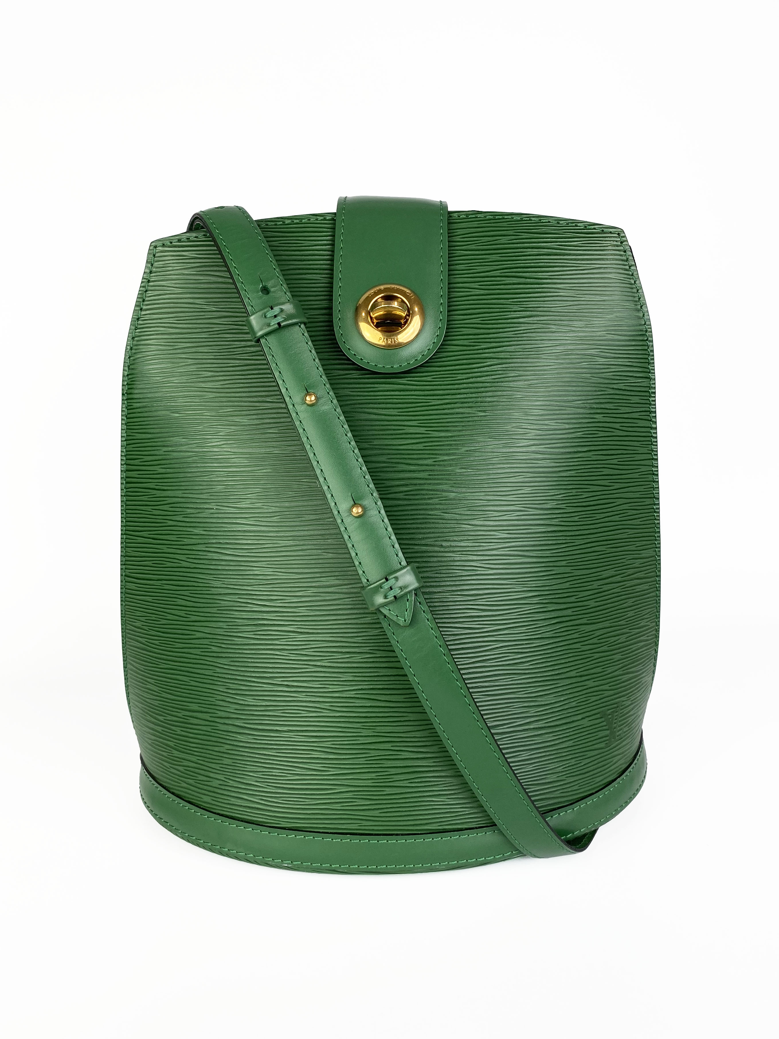 Louis Vuitton Vintage Green Epi Bucket Bag