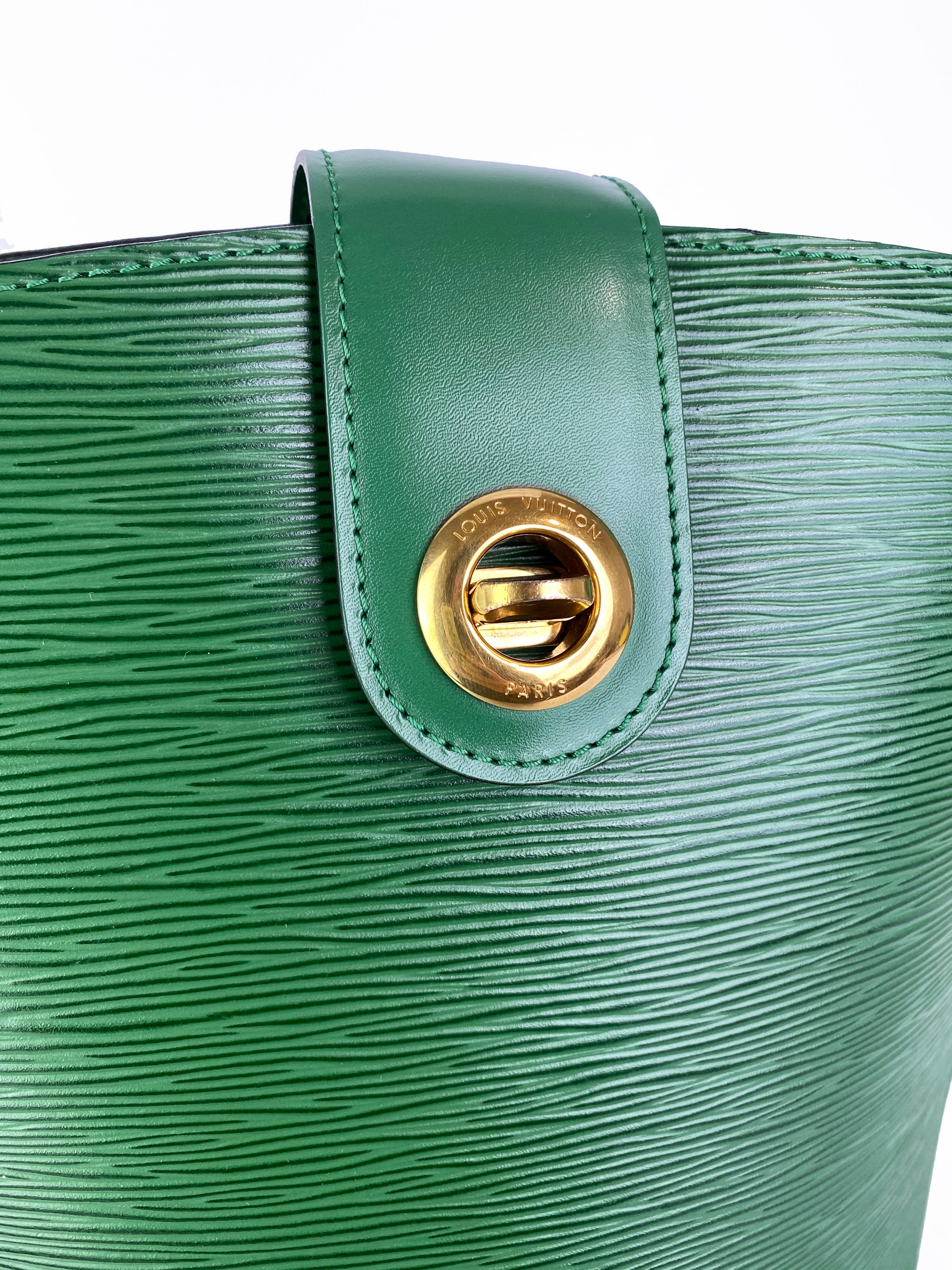 Louis Vuitton Vintage Green Epi Bucket Bag