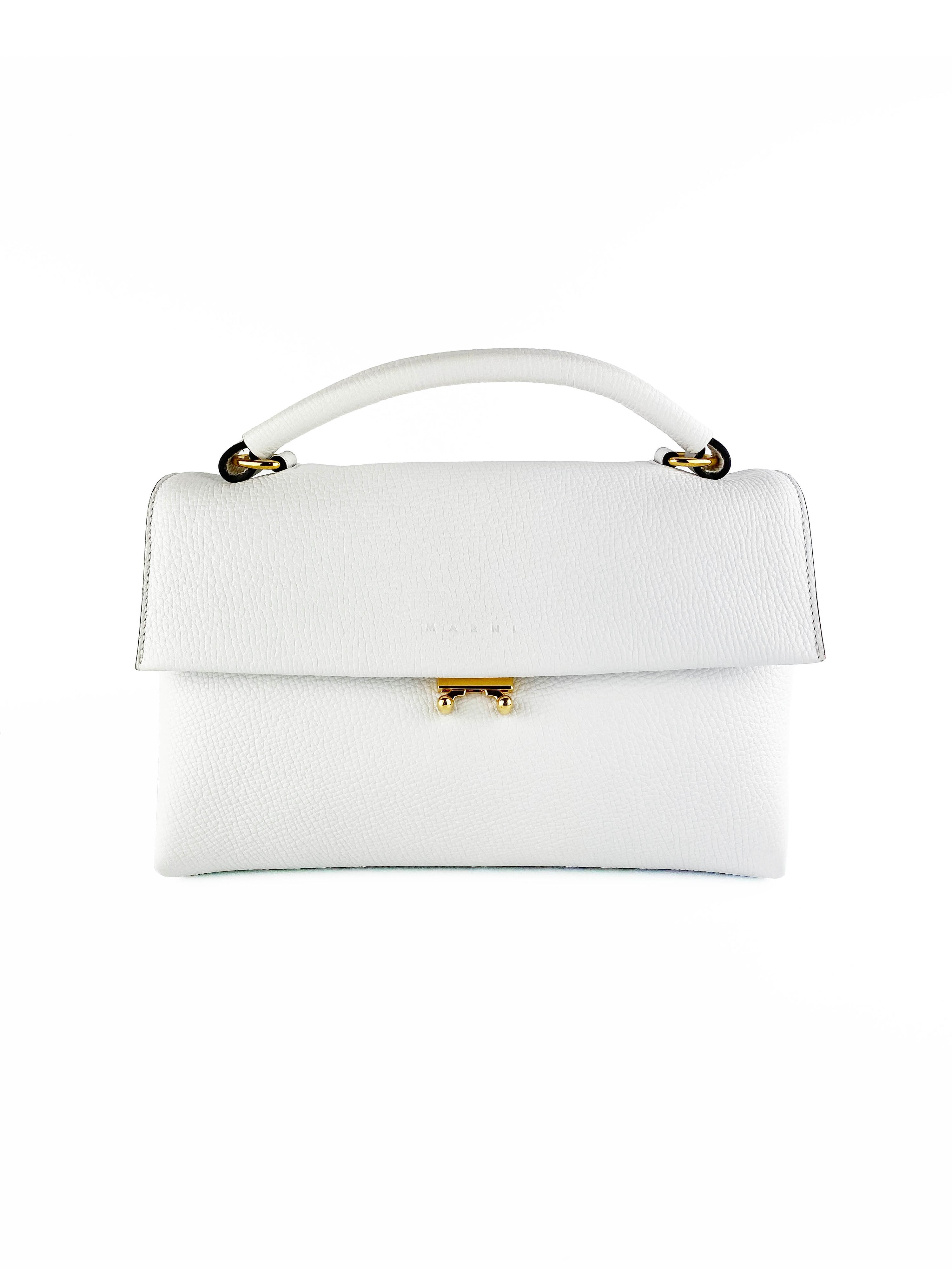 Marni Pannier White Trunk Bag