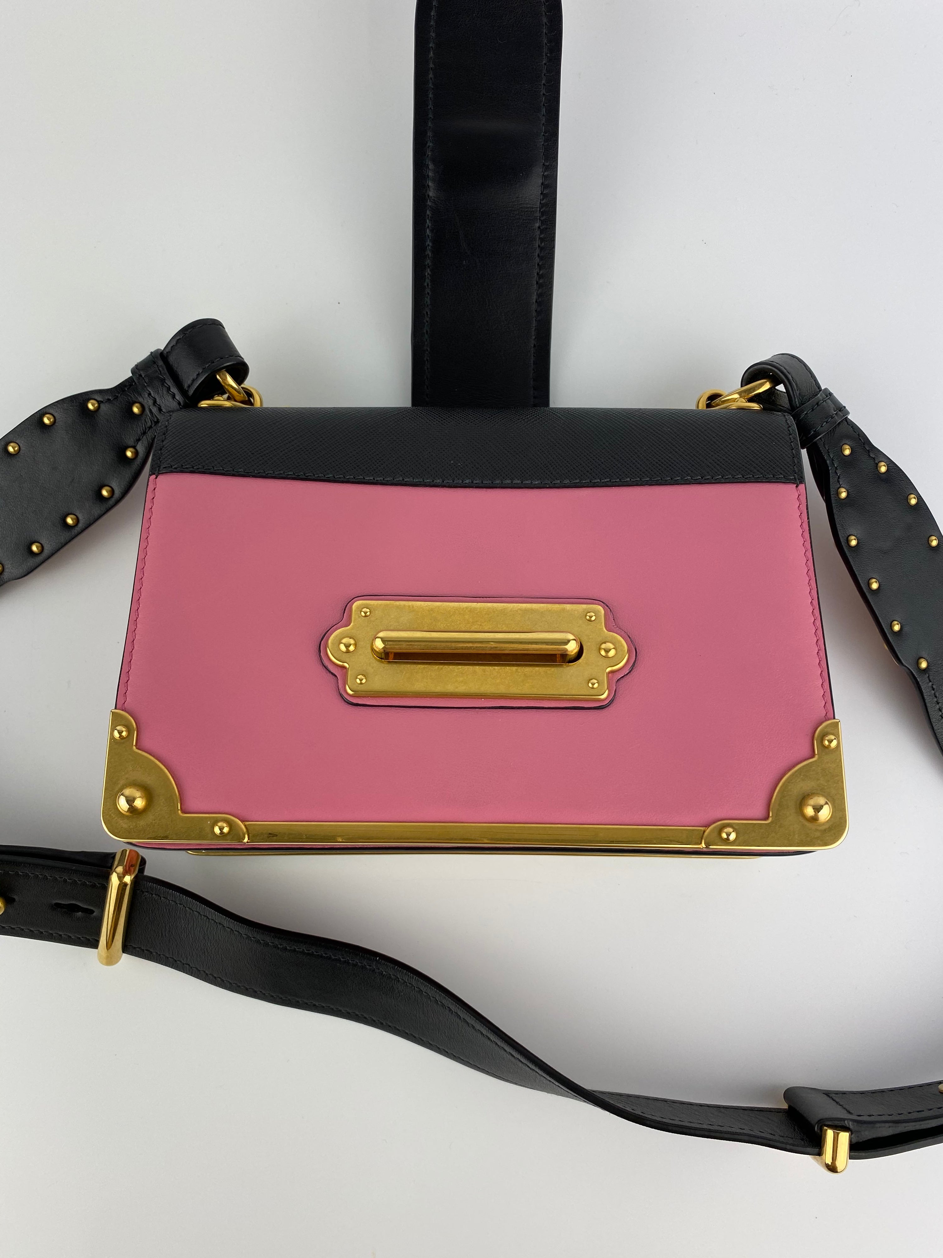 Prada Pink Cahier Clutch