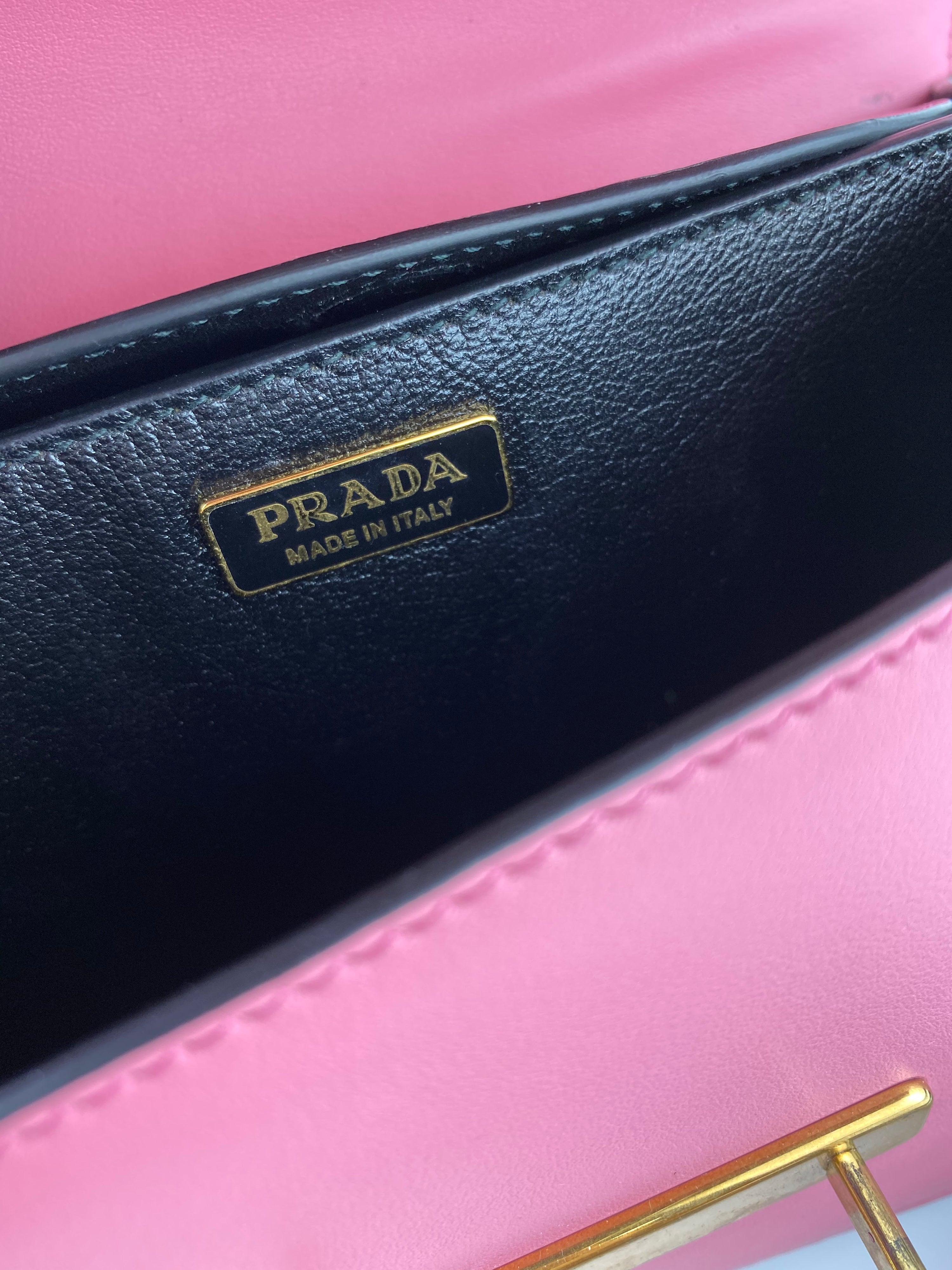 Prada Pink Cahier Clutch