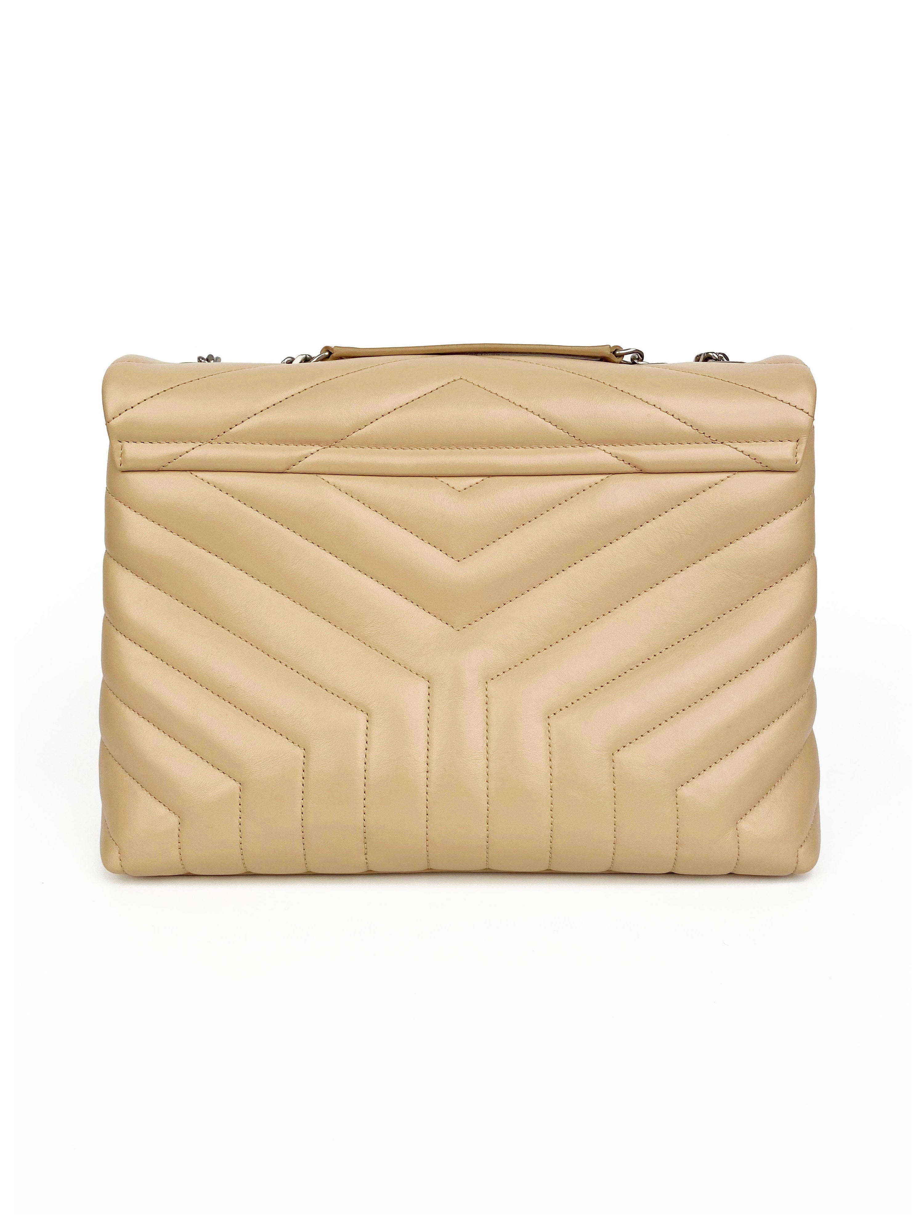 Saint Laurent Medium Beige Loulou Bag