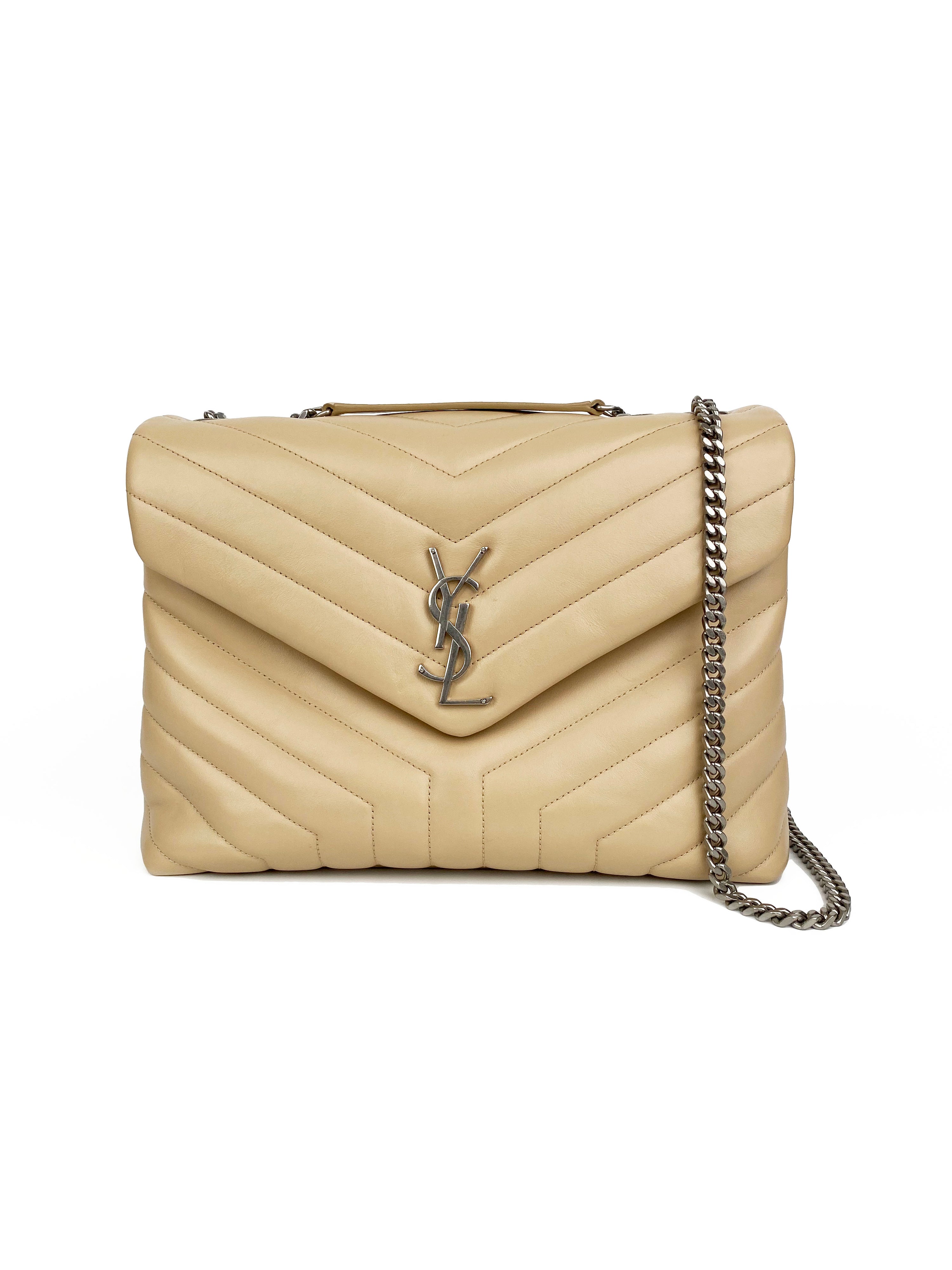 Saint Laurent Medium Beige Loulou Bag