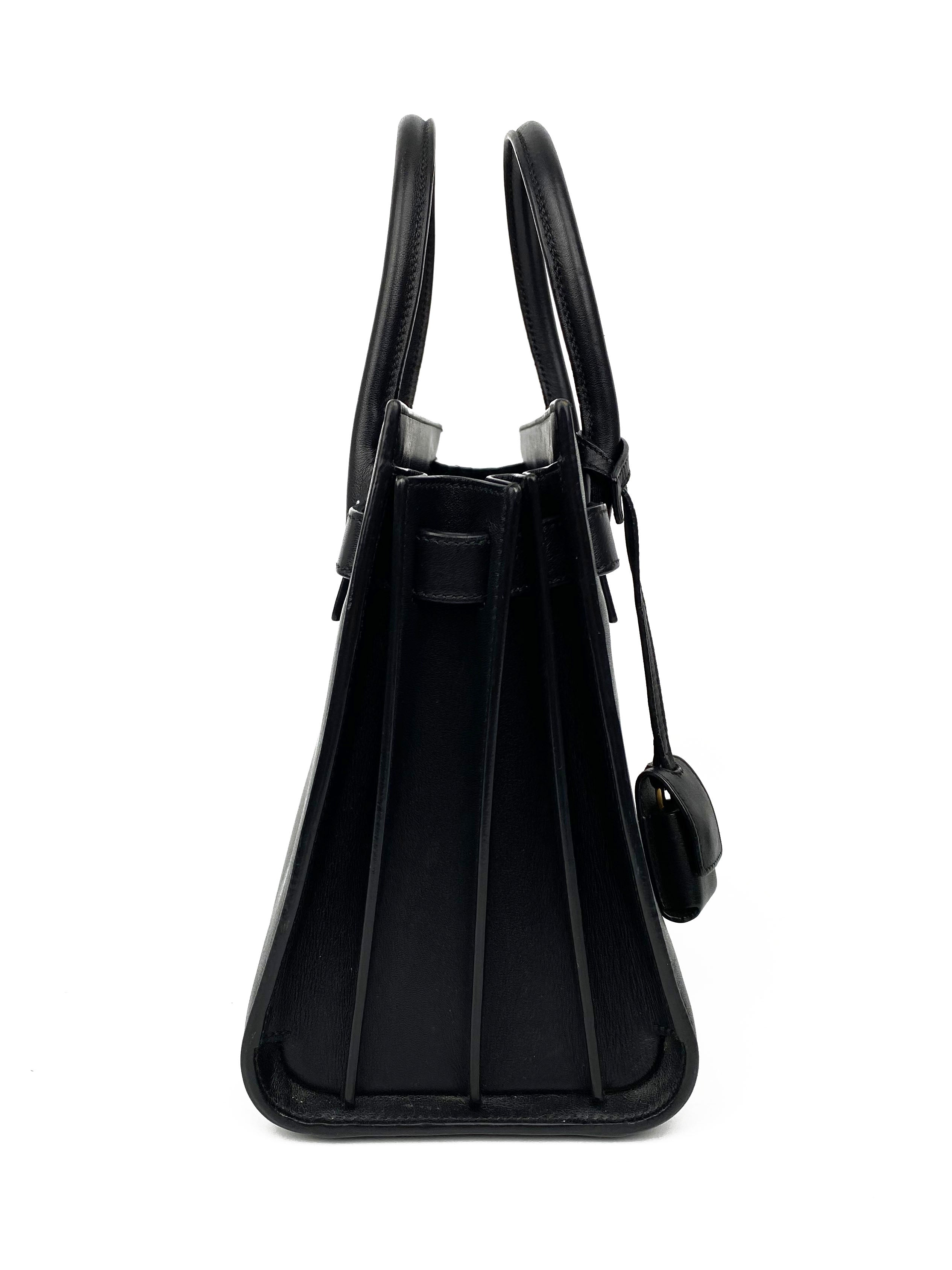 Saint Laurent Small Black Sac De Jour Tote