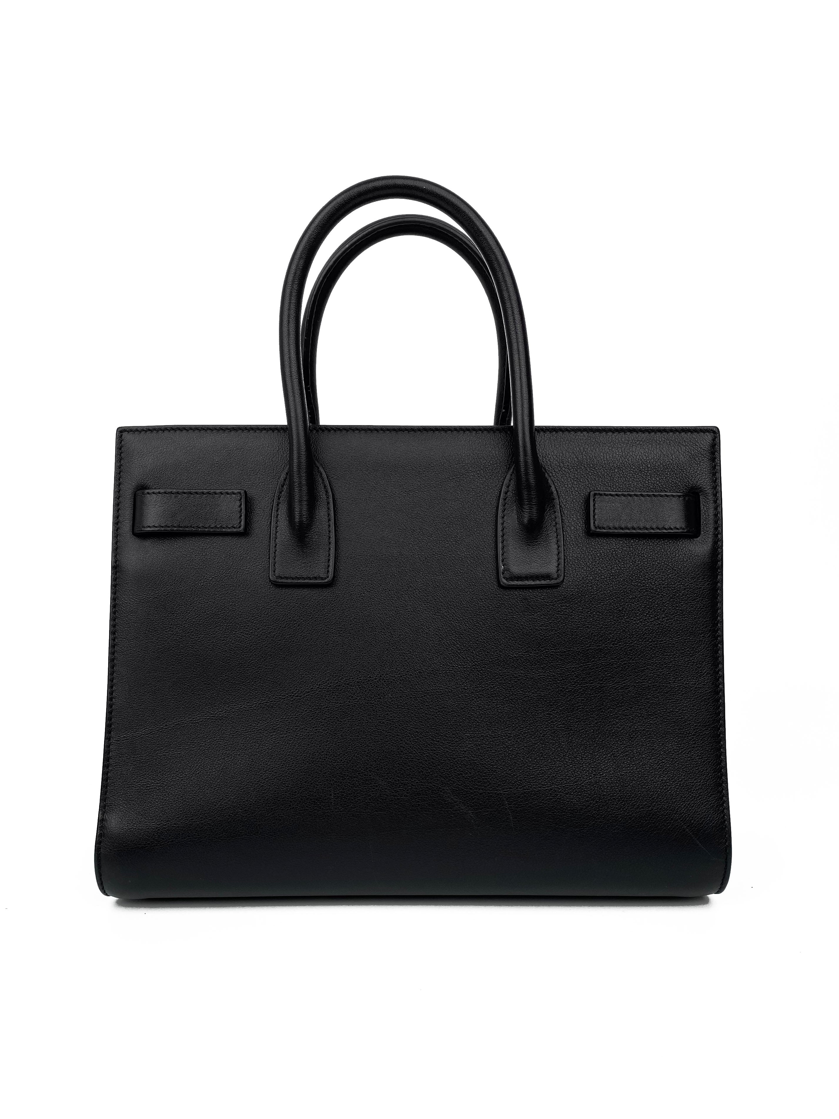 Saint Laurent Small Black Sac De Jour Tote