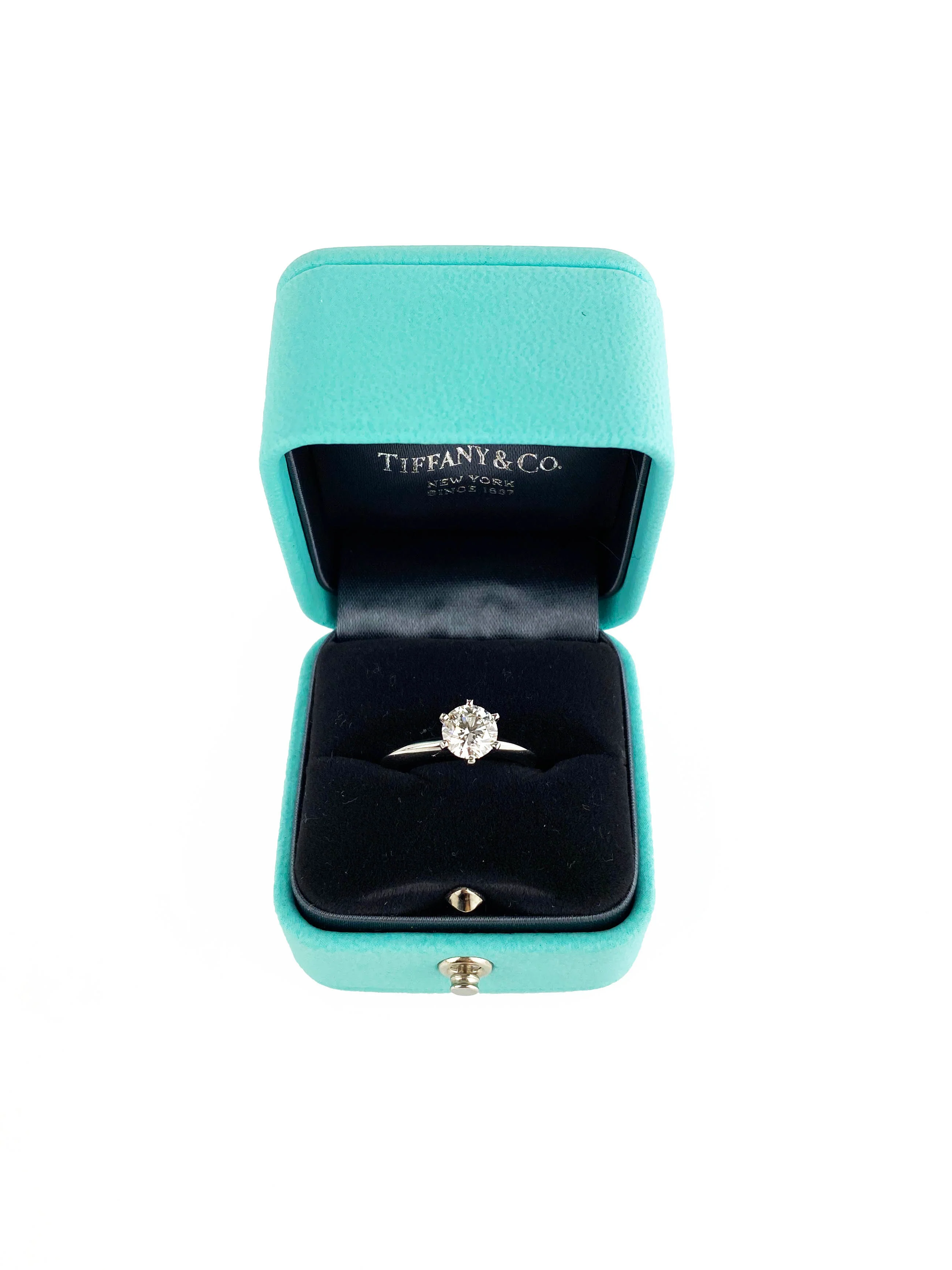 Tiffany  Co 1.04 Carat Diamond Engagement Ring