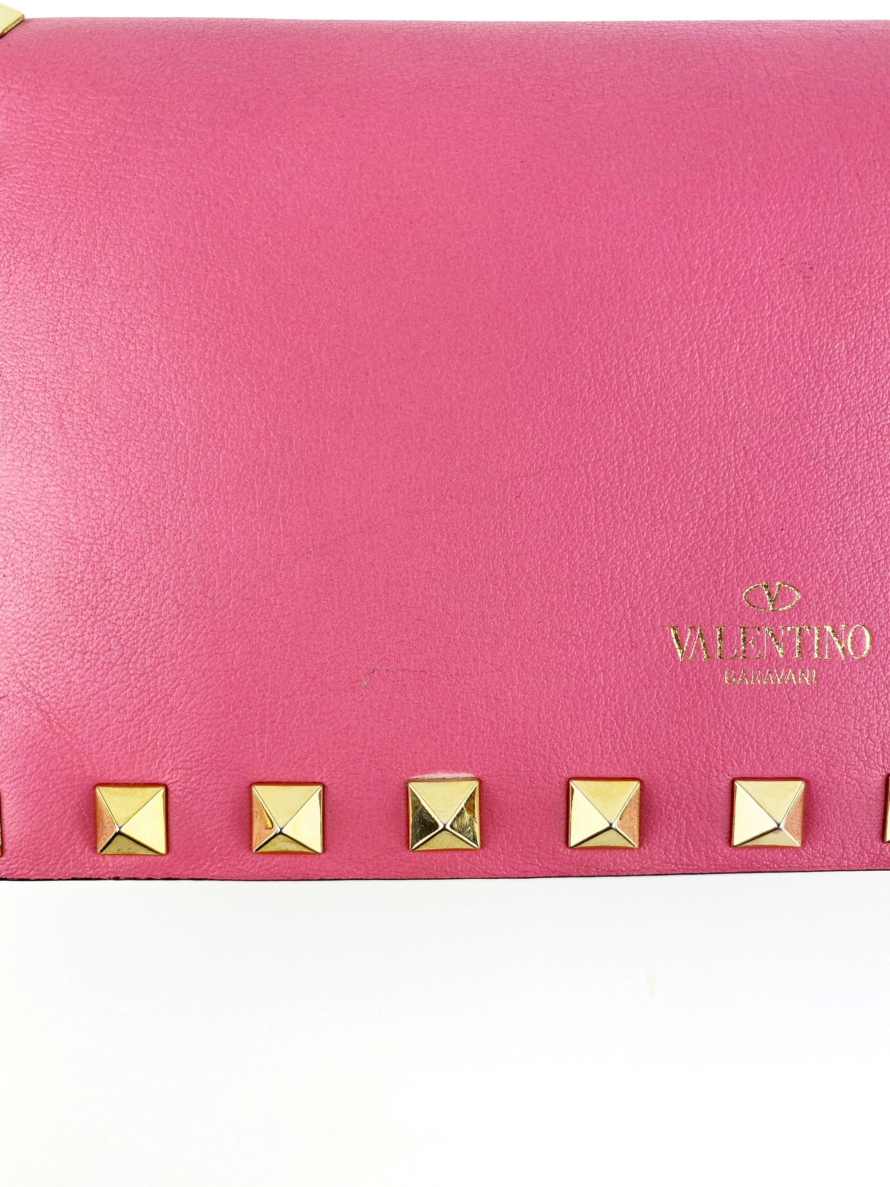 Valentino Pink Rockstud Wallet