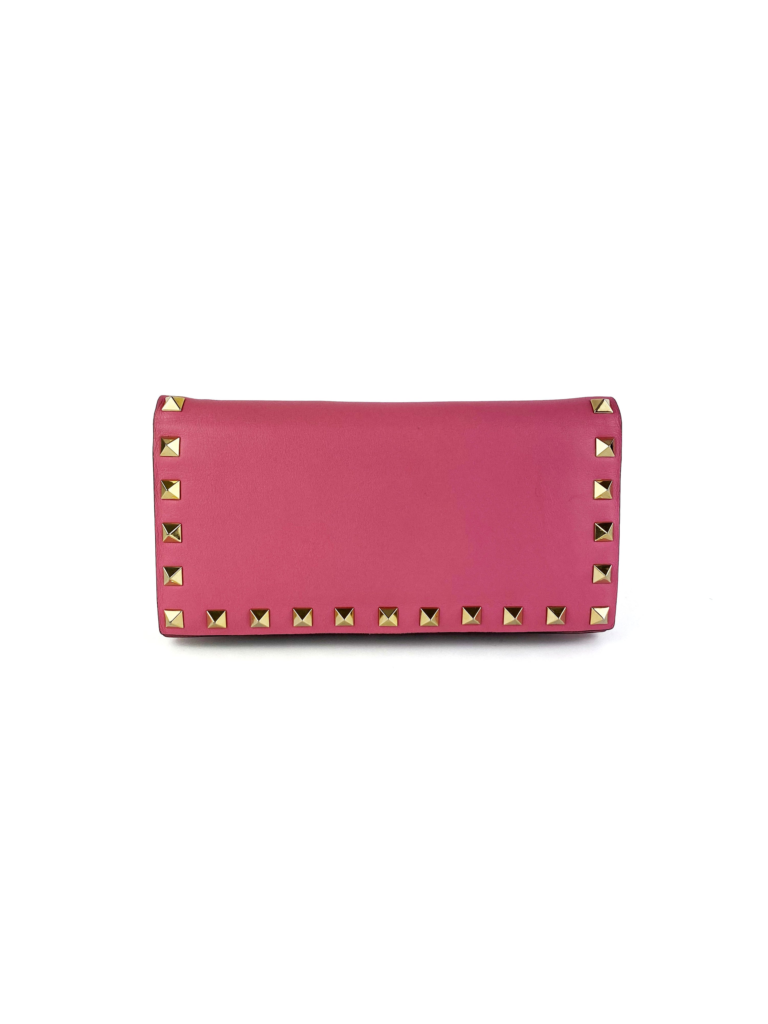 Valentino Pink Rockstud Wallet