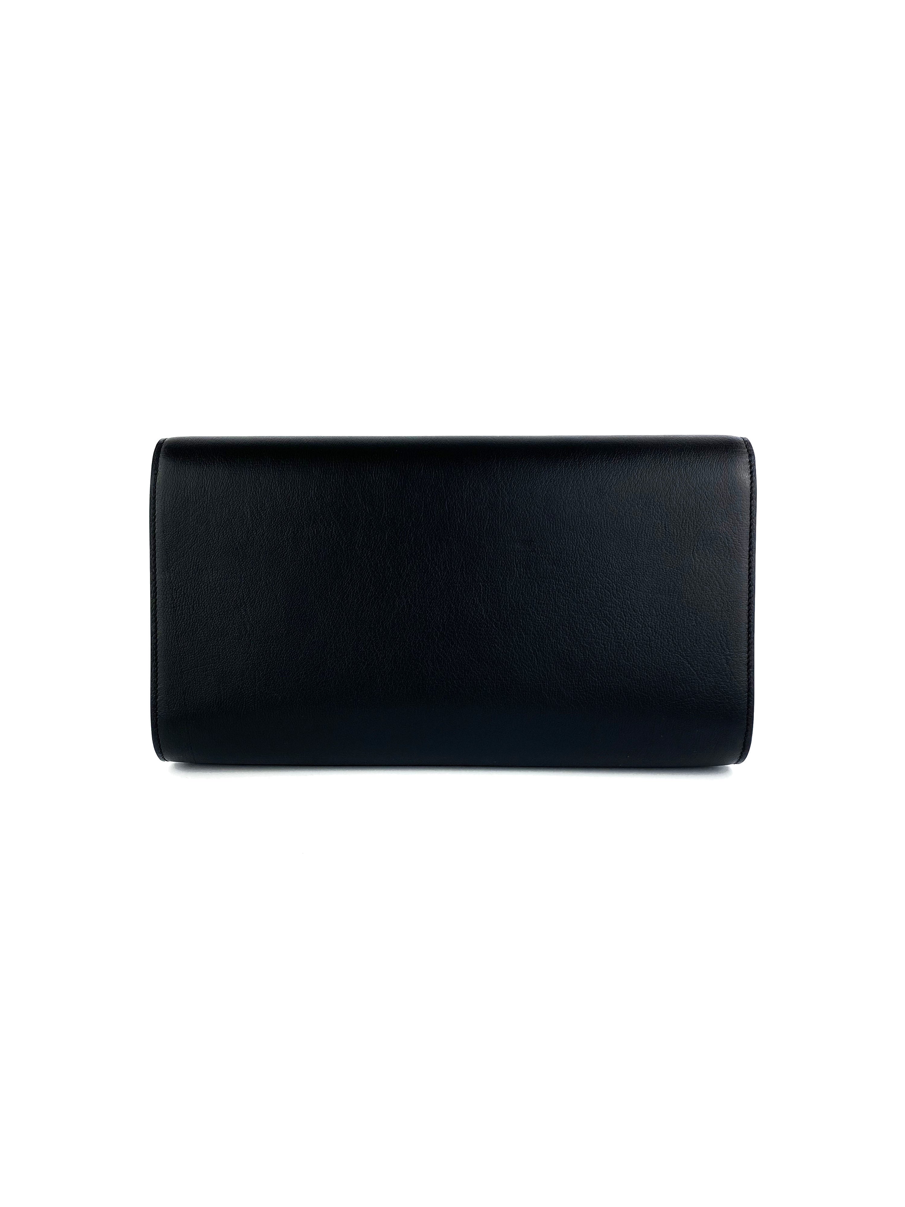 Saint Laurent Black Belle du Jour clutch